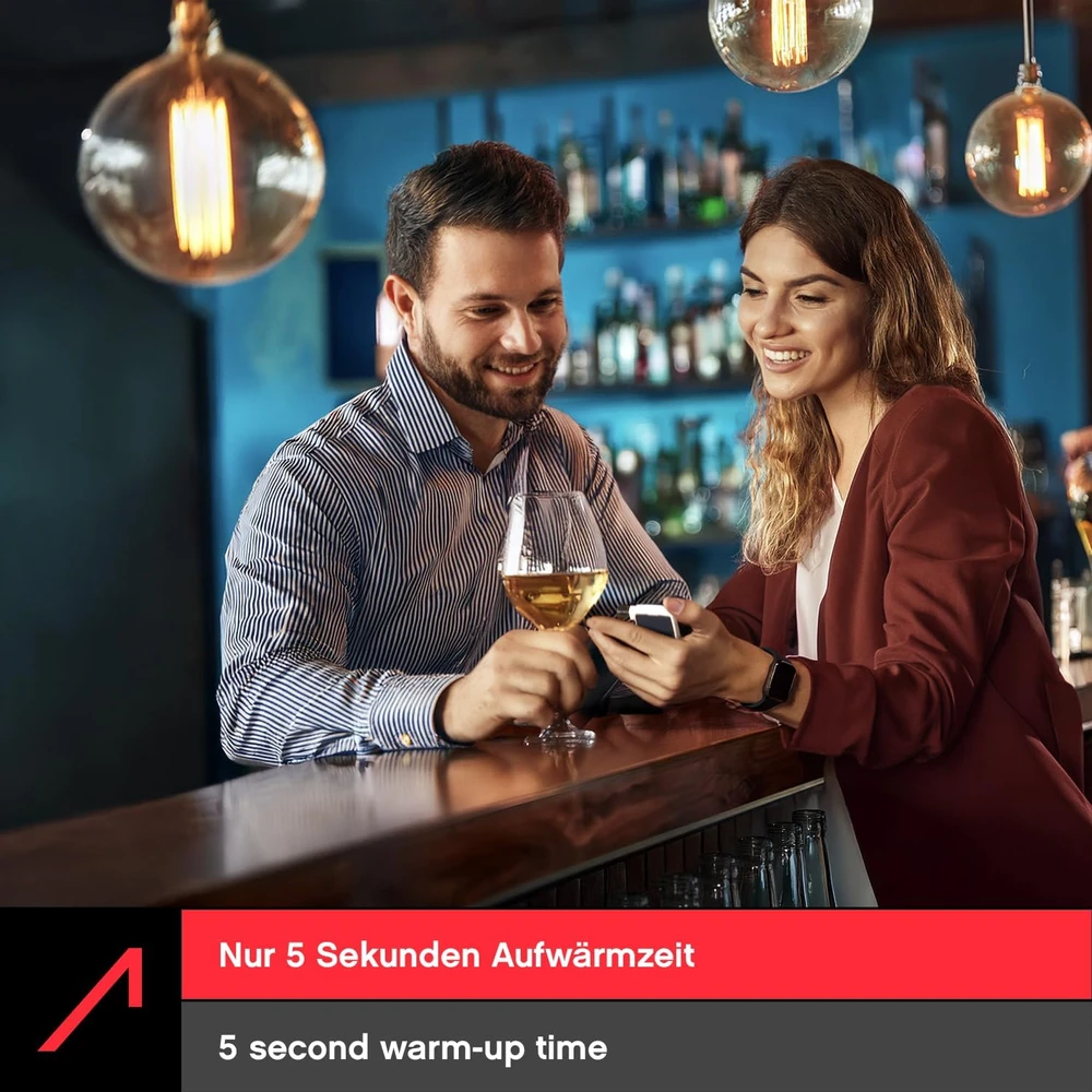 Alkotesteris ACE alkomatis su elektrocheminiu jutikliu, 96,3 % tikslumu, ACE XS Lite