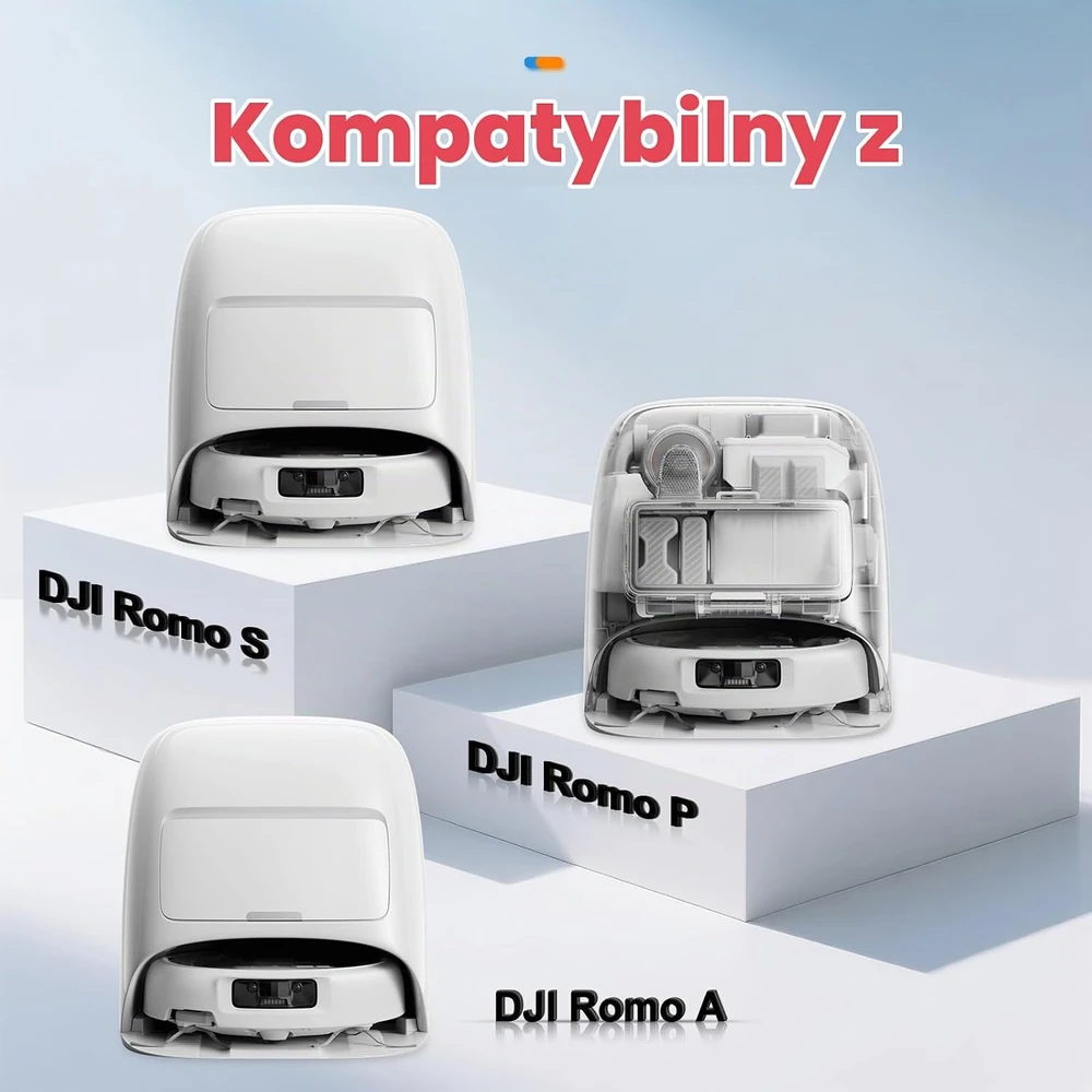 Alloytool 20 dalių roboto dulkių siurblio priedų rinkinys DJI ROMO P, ROMO S ir ROMO A