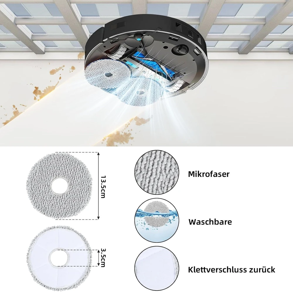 Alloytool 35 dalių priedų rinkinys robotams Ecovacs Deebot T30 Omni ir T30 Pro HYDE-ECO-35P