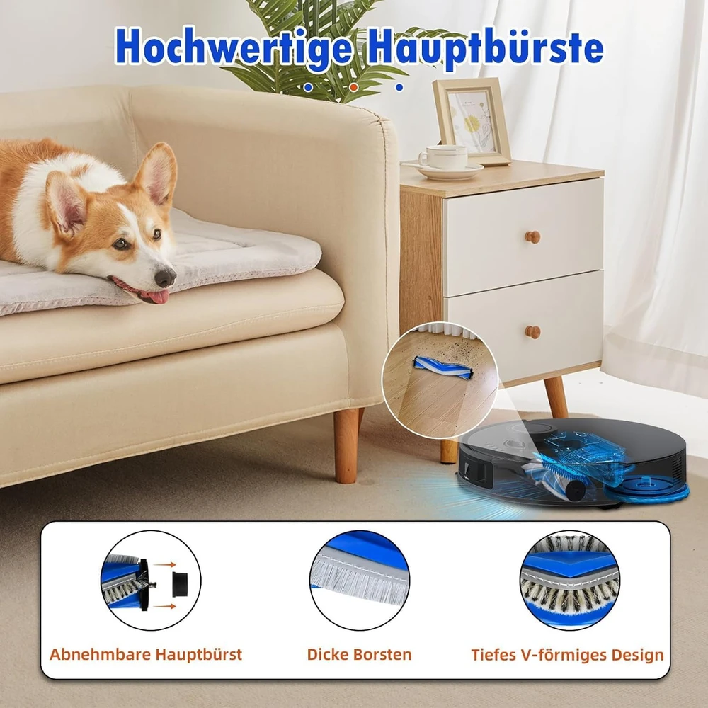 Alloytool 35 dalių priedų rinkinys robotams Ecovacs Deebot T30 Omni ir T30 Pro HYDE-ECO-35P