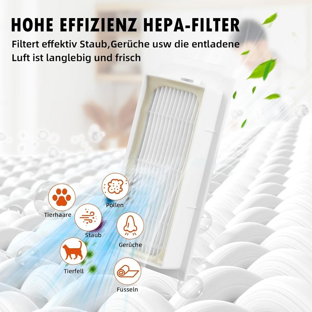 Alloytool 35 dalių priedų rinkinys robotams Ecovacs Deebot T30 Omni ir T30 Pro HYDE-ECO-35P