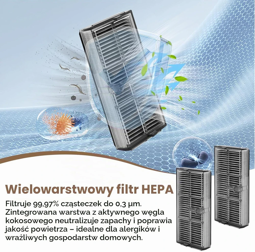 Alloytool atsarginių priedų rinkinys robotui dulkių siurbliui Mova E40 Ultra Mva-E40 Ultra