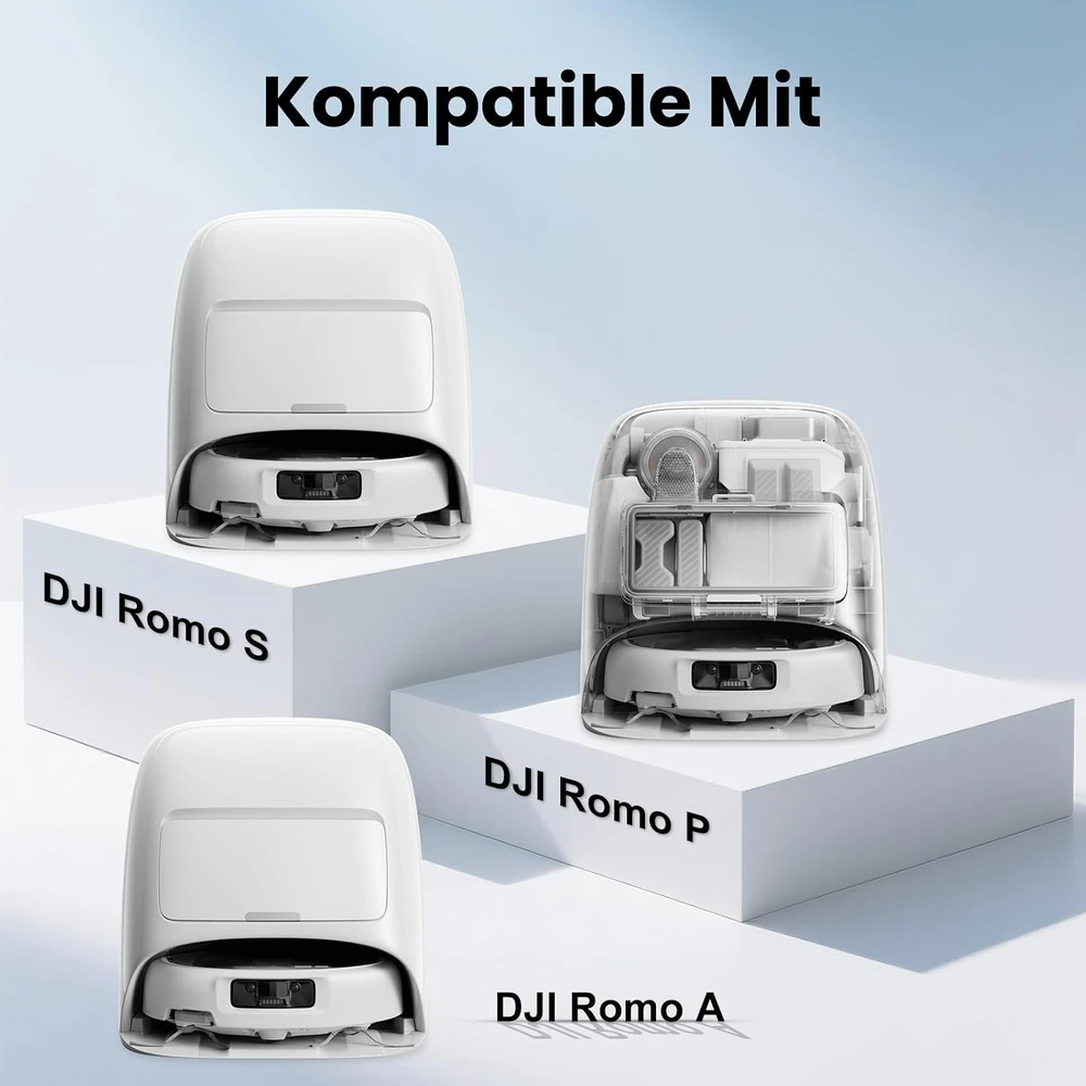 Alloytool dulkių maišeliai DJI Romo P, Romo S ir Romo A robotams, 8 vnt., 2.4 l, DJ-Romo