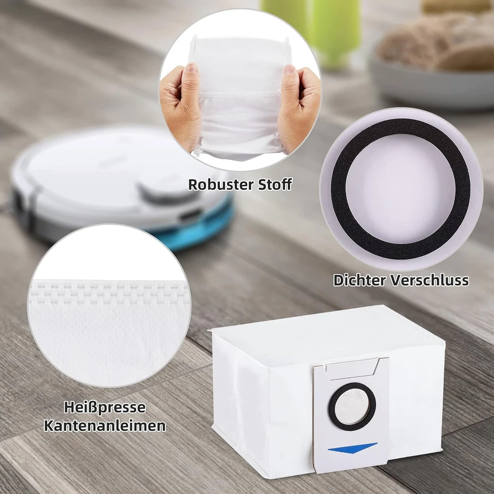 Alloytool dulkių maišeliai Ecovacs Deebot X1 Omni, X1 e Omni ir T20 Omni, 3 l, 10 vnt., ecvacsx1