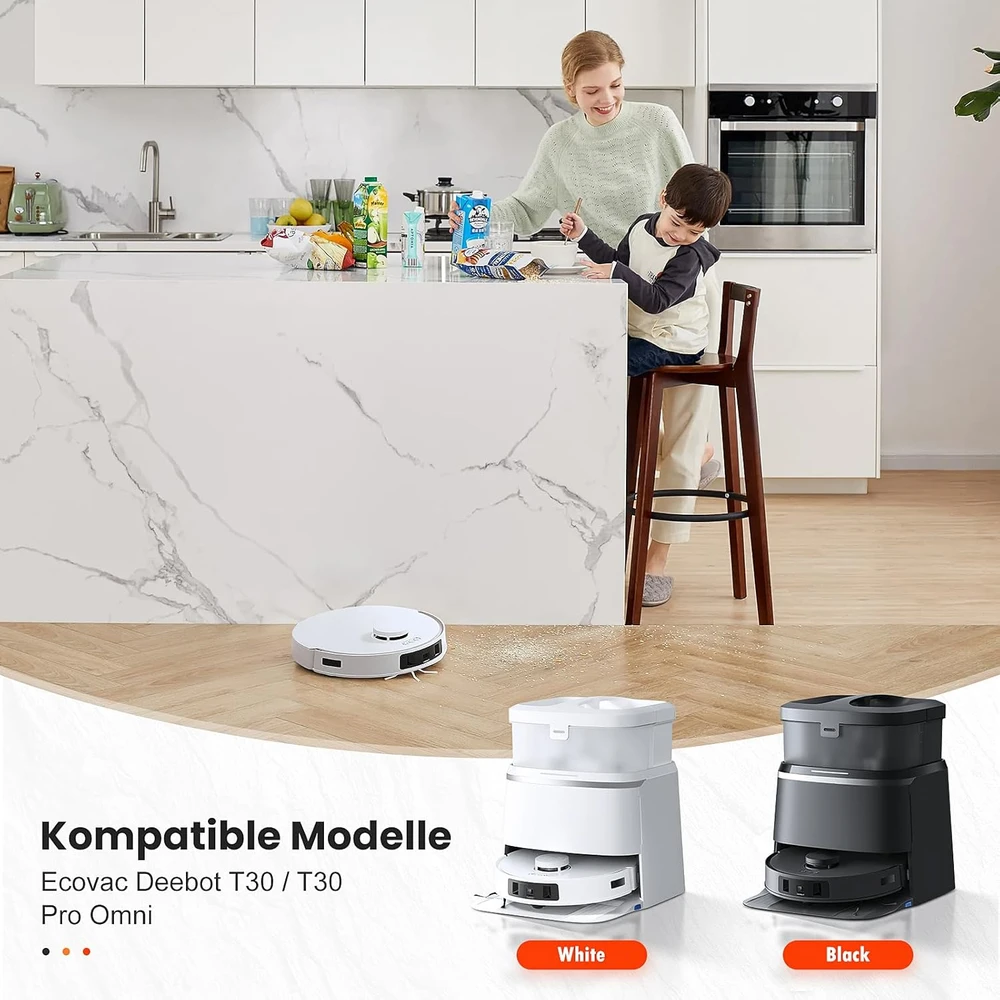 Alloytool roboto dulkių siurblio priedų rinkinys Ecovac Deebot T30/T30 Pro Omni, 20 vnt., DE-T30