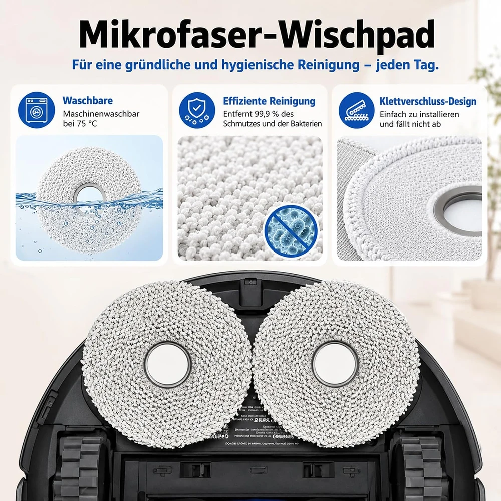 Alloytool robotų dulkių siurblių priedų rinkinys Ecovacs Deebot T50 Omni, 35 vnt.
