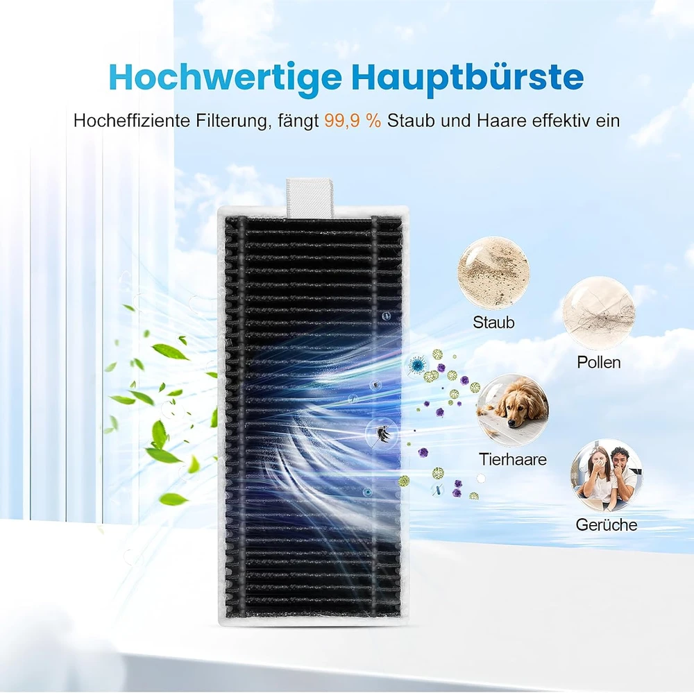 Alloytool robotų dulkių siurblių priedų rinkinys Ecovacs Deebot T80 Omni QRC-21