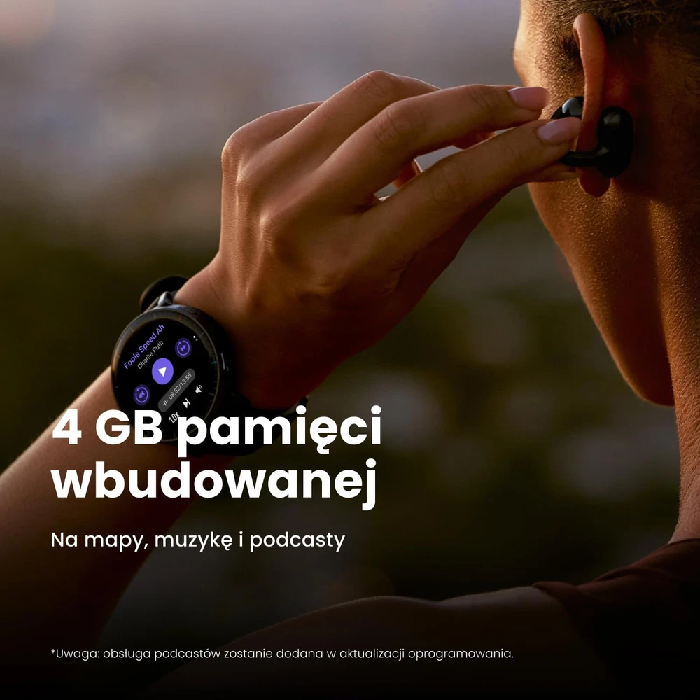 Amazfit išmanusis laikrodis Active maks. 48 mm AMOLED 1,5 colio GPS NFC 4 GB juodas