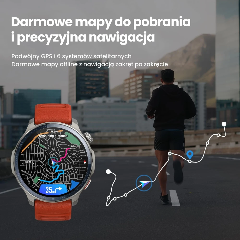 Išmanusis laikrodis Amazfit Balance 2 Juodas