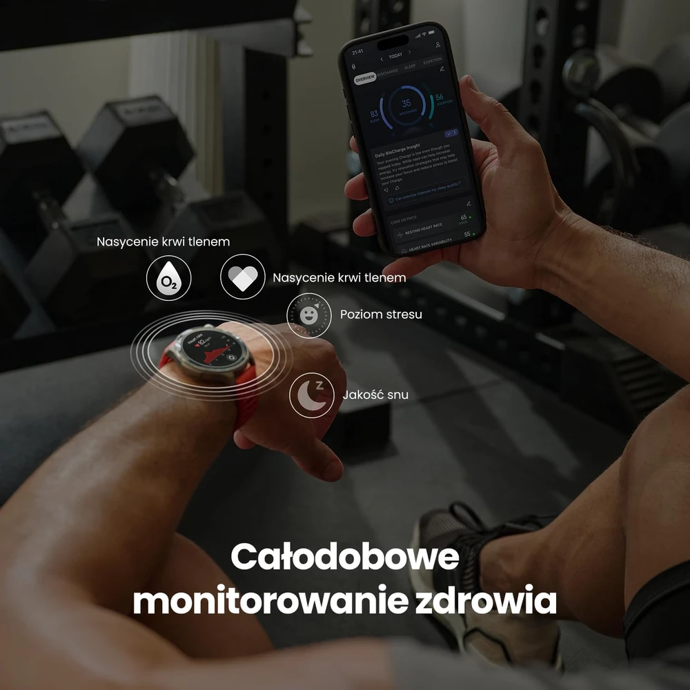 Išmanusis laikrodis Amazfit Balance 2 Juodas