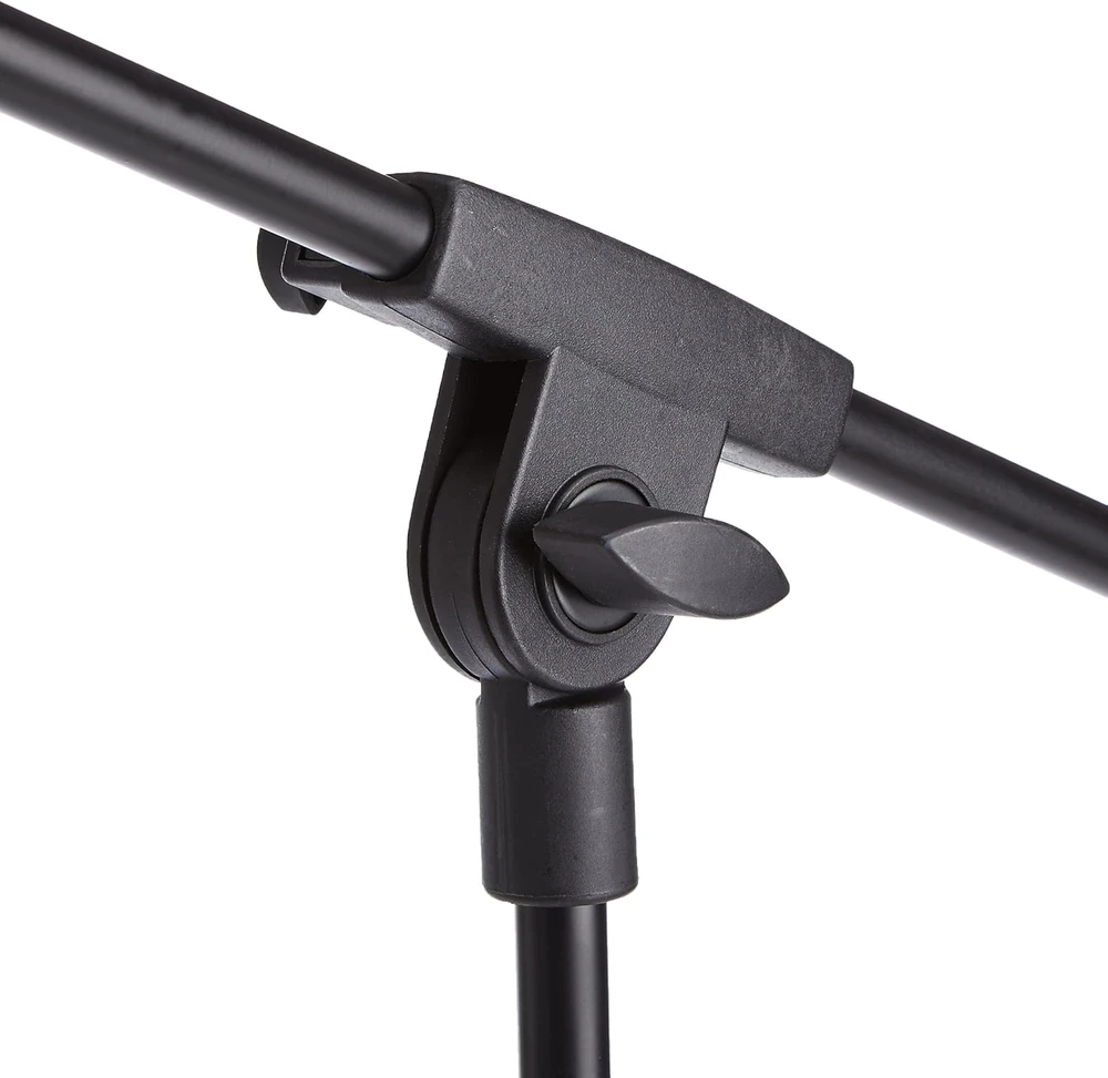 Amazon Basics mikrofono stovas su pasukama strėle, reguliuojamas iki 218 cm, TMS130