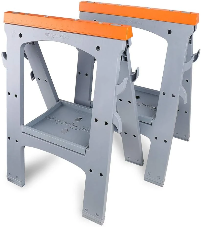 Amazon Basics sulankstomas pjovimo stovas, 408 kg apkrova, 2 vnt., AMZ1719