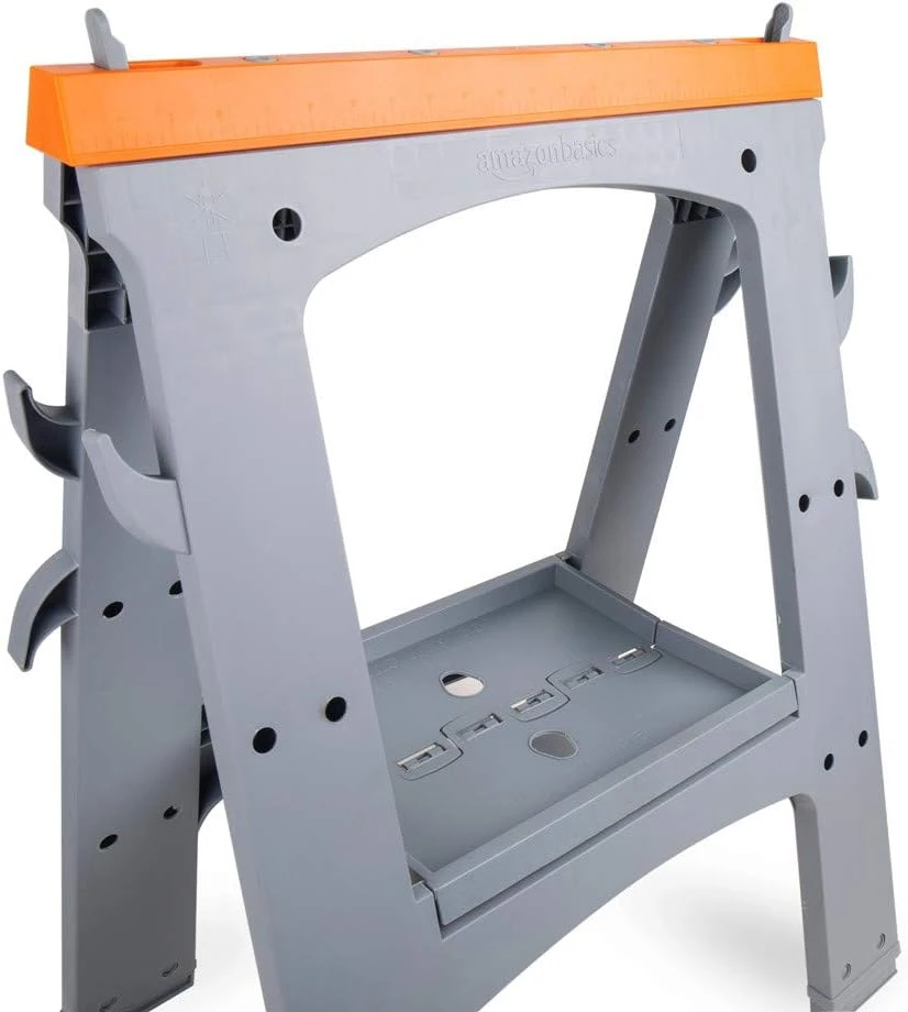 Amazon Basics sulankstomas pjovimo stovas, 408 kg apkrova, 2 vnt., AMZ1719