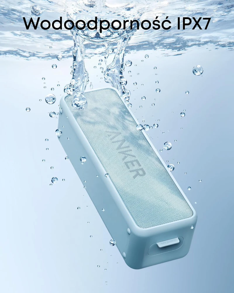 Anker belaidė Bluetooth kolonėlė, 12 W, IPX7, 20 h veikimas, Type C, A3105