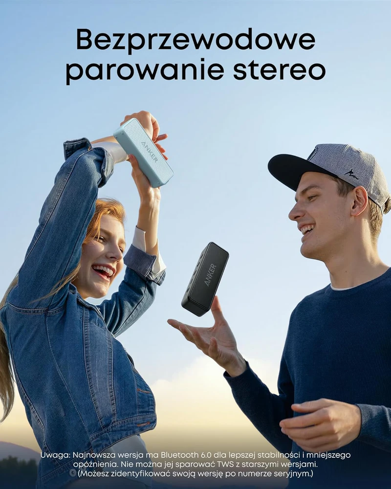 Anker belaidė Bluetooth kolonėlė, 12 W, IPX7, 20 h veikimas, Type C, A3105