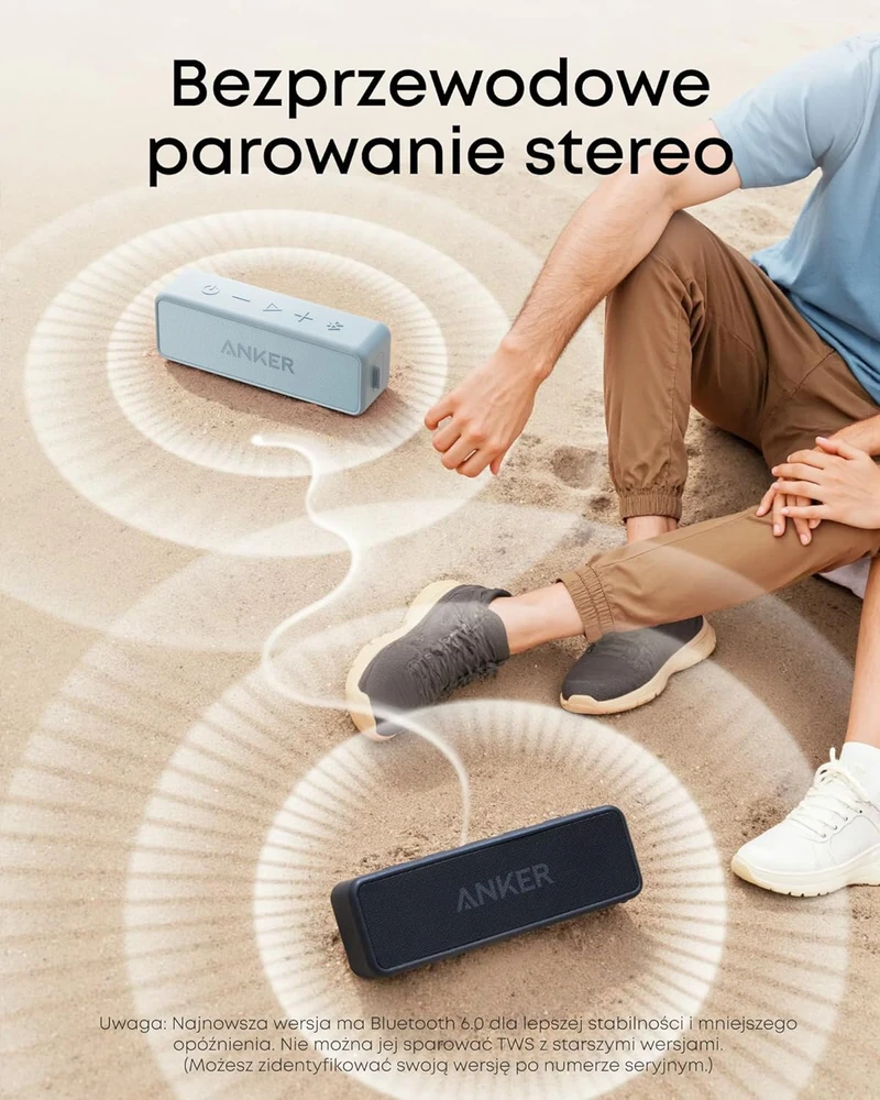Anker belaidė Bluetooth kolonėlė, 12 W, IPX7, 20 h veikimas, Type C, A3105