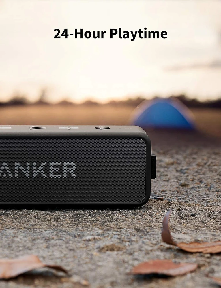 Anker belaidė Bluetooth kolonėlė SoundCore 2, 12 W, IPX7, juoda
