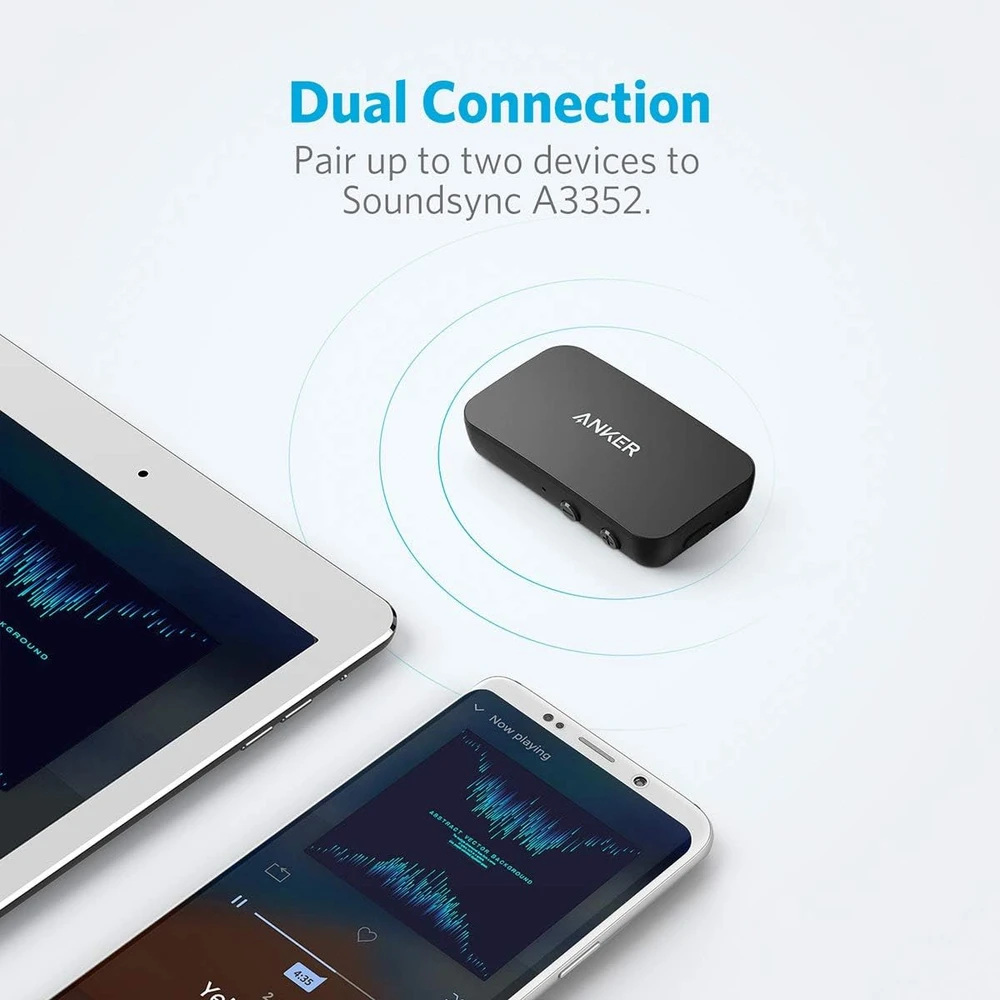 Anker Bluetooth garso imtuvas SoundSync, Bluetooth 5.0, 12 val., A3352