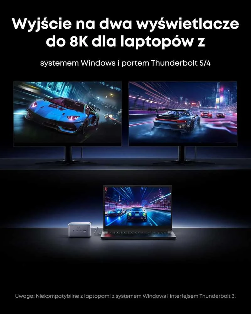 Anker dokavimo stotis Thunderbolt 5, 14 jungčių, 140 W, 120 Gb/s, HDMI/DisplayPort, A83B5