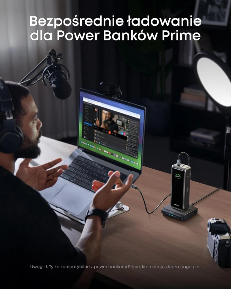 Anker įkrovimo stotelė Prime 150 W, 4 įrenginiams, Pogo Pin A1903