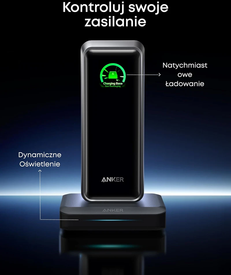 Anker įkrovimo stotelė Prime 150 W, 4 įrenginiams, Pogo Pin A1903