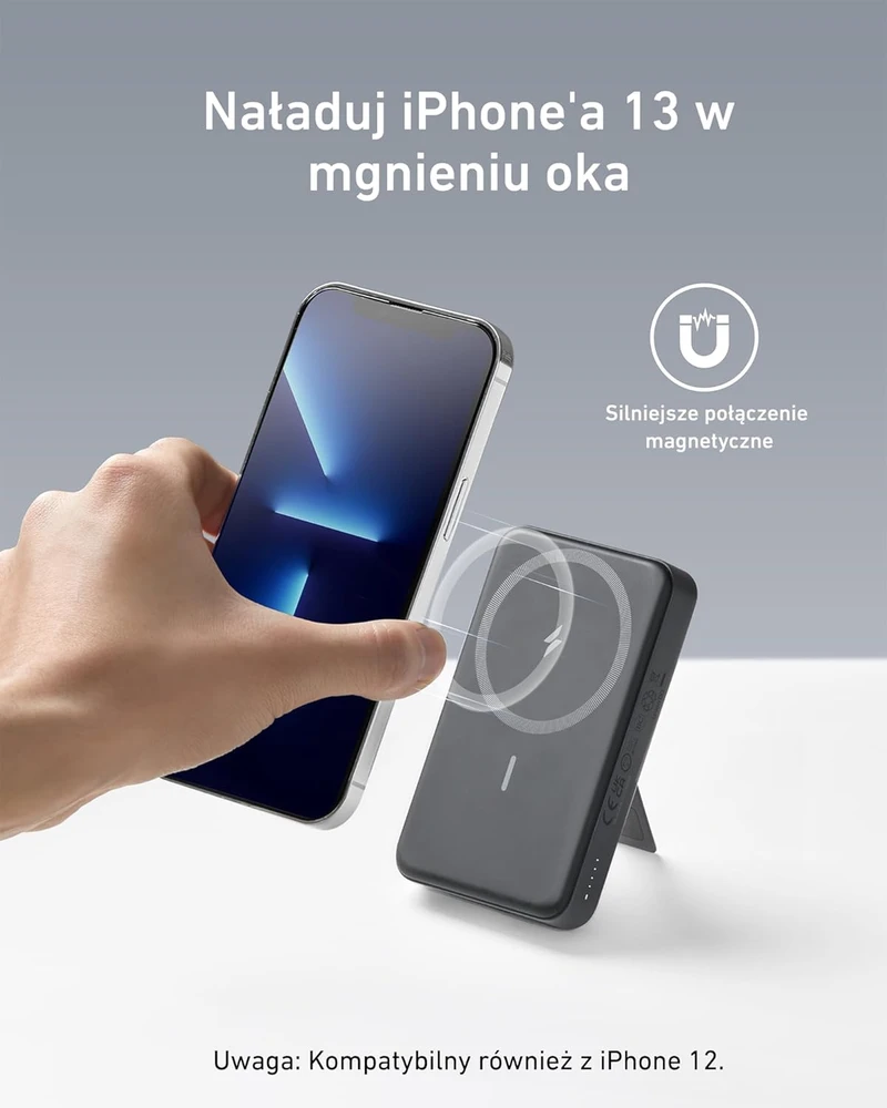 Anker magnetinis belaidis išorinis akumuliatorius 10000 mAh 20 W USB-C A1641