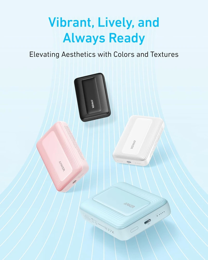 Anker magnetinis išorinis akumuliatorius 10000 mAh, 30 W, USB-C, A1684