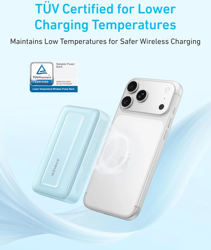 Anker magnetinis išorinis akumuliatorius 10000 mAh, 30 W, USB-C, A1684