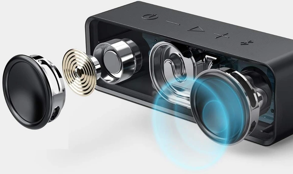 Anker nešiojamasis Bluetooth garsiakalbis 6 W, IPX5, 24 val., su mikrofonu AK-A3102011-F0