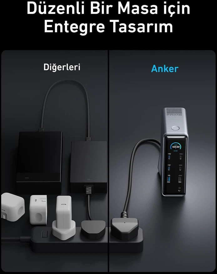 „Anker Prime“ įkrovimo stotelė 160 W | A83B63A1