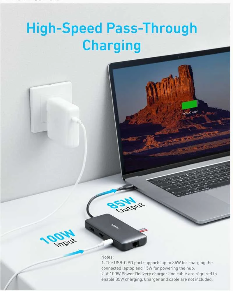 Anker PowerExpand 8-in-1 USB-C PD Media Hub