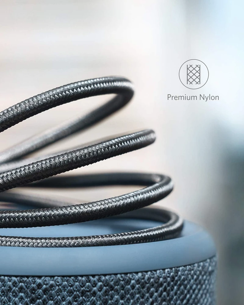 Anker USB-C į USB 2.0 kabeliai, 2 vnt., pinti nailoniniai, 1,8 m, AK-B8173011