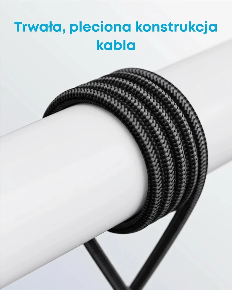 Anker USB-C į USB-C laidas 240 W, 1.8 m, pintas nailoninis, A81C6011