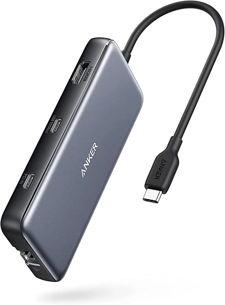 Anker USB-C šakotuvas PowerExpand 8-in-1 su HDMI 4K 60 Hz, 10 Gb/s ir PD 85 W A83830A1