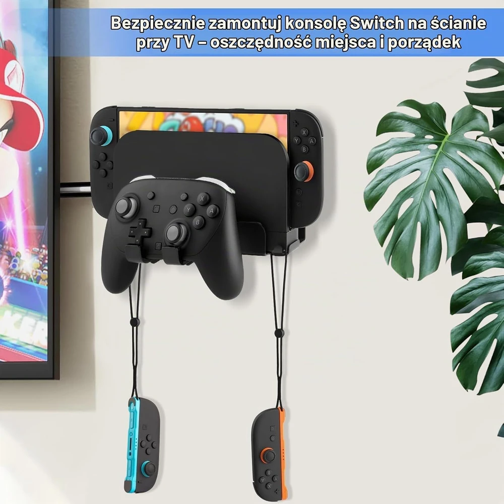 Ankey metalinis sieninis laikiklis Nintendo Switch 2, Switch ir Switch OLED konsolėms, 380159d5-9698-42f1-a652-98d75367ef1f