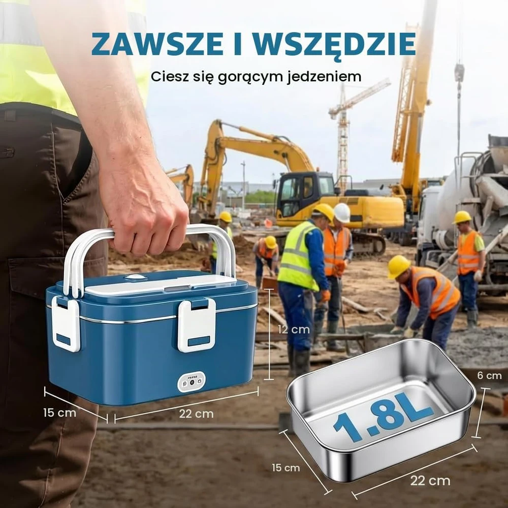 Anykuu elektrinis maisto šildytuvas, 1,8 l, 100 W, 3992
