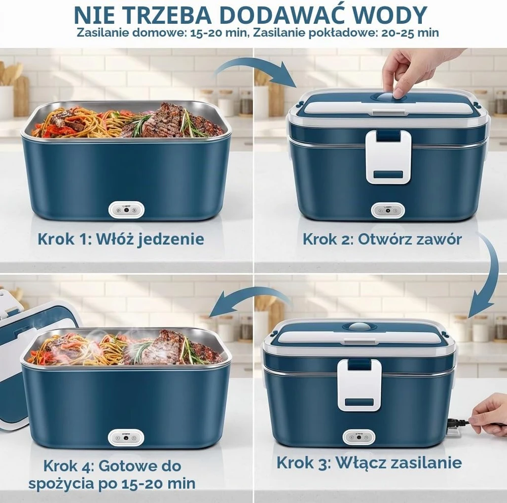 Anykuu elektrinis maisto šildytuvas, 1,8 l, 100 W, 3992