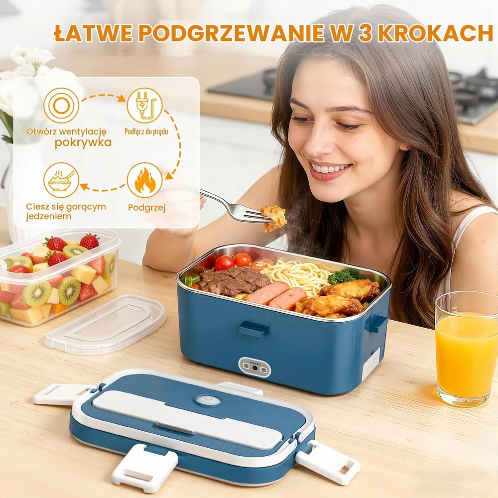 AOKBON elektrinis maisto šildytuvas, 1,8 l, 100 W, KD3990