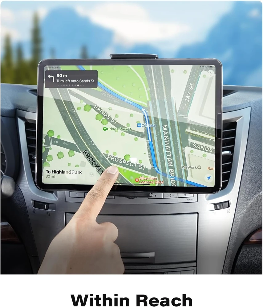 APPS2Car automobilinis planšetinio kompiuterio laikiklis į CD lizdą 4.7–11 col. IP02-CD2
