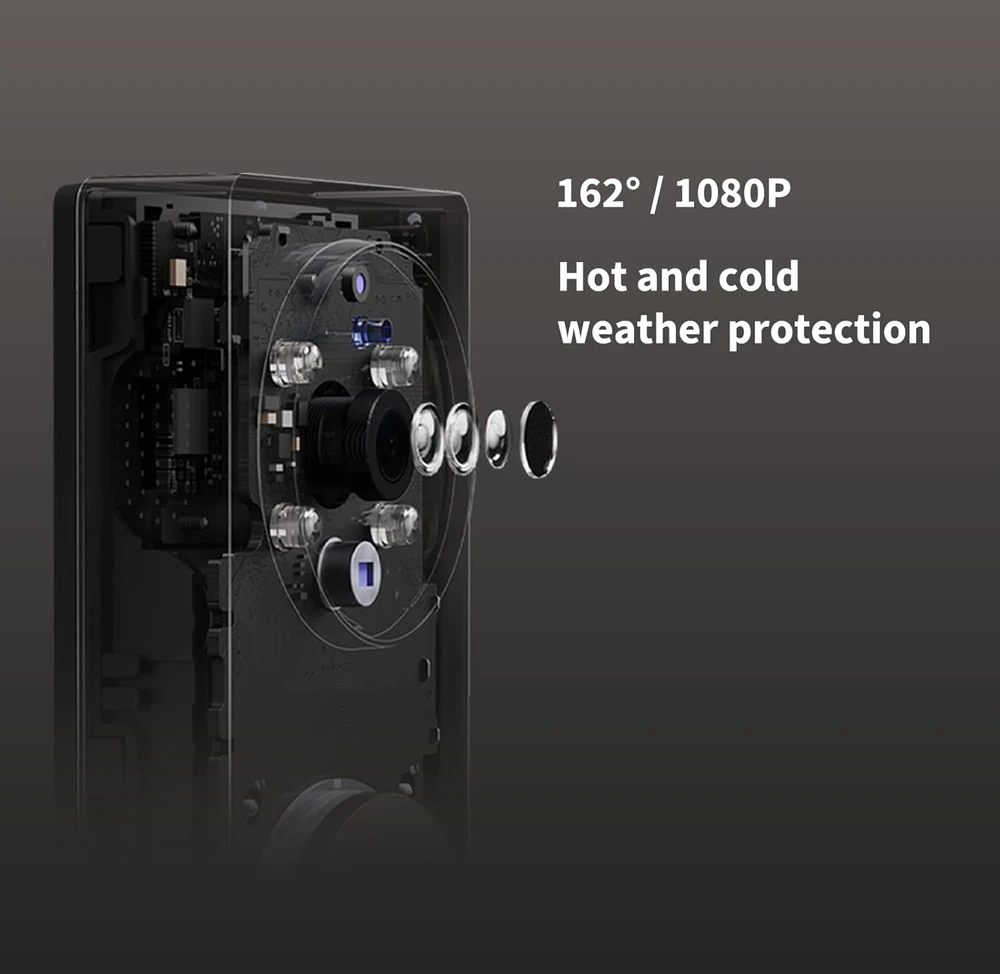 Aqara išmanusis vaizdo domofonas 1080p FHD, veido atpažinimas, Wi-Fi, HomeKit palaikymas, SVD-KIT1