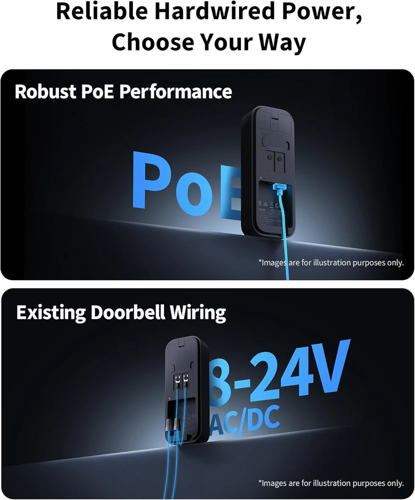Aqara vaizdo domofonas G400 su gongu, 2K raiška, Wi-Fi 6, HomeKit, IP65, laidinis/PoE