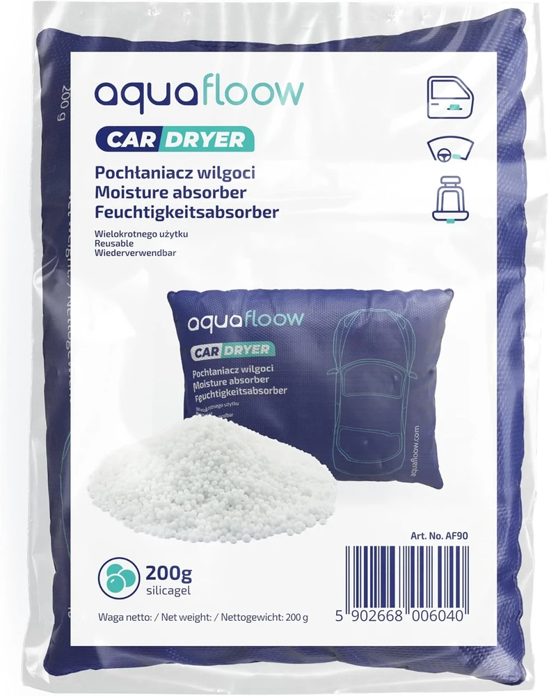 Sausintuvas Aquafloow automobilinis daugkartinis drėgmės sugėriklis 2 vnt. po 200 g 2_AF90_