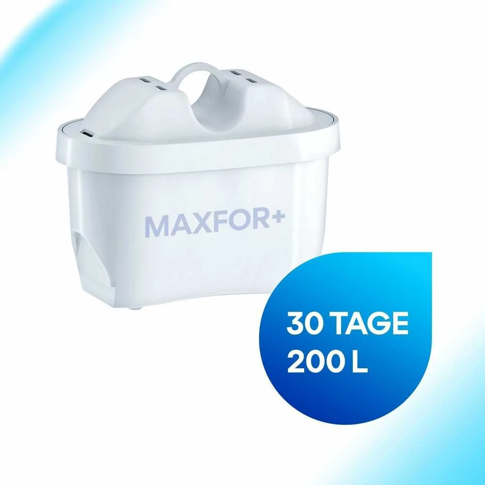 Aquaphor Maxfor+ vandens filtras ąsočiui, komplektas 6 vnt., baltas