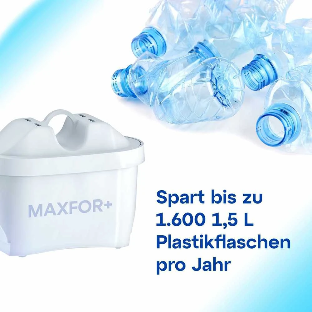 Aquaphor Maxfor+ vandens filtras ąsočiui, komplektas 6 vnt., baltas