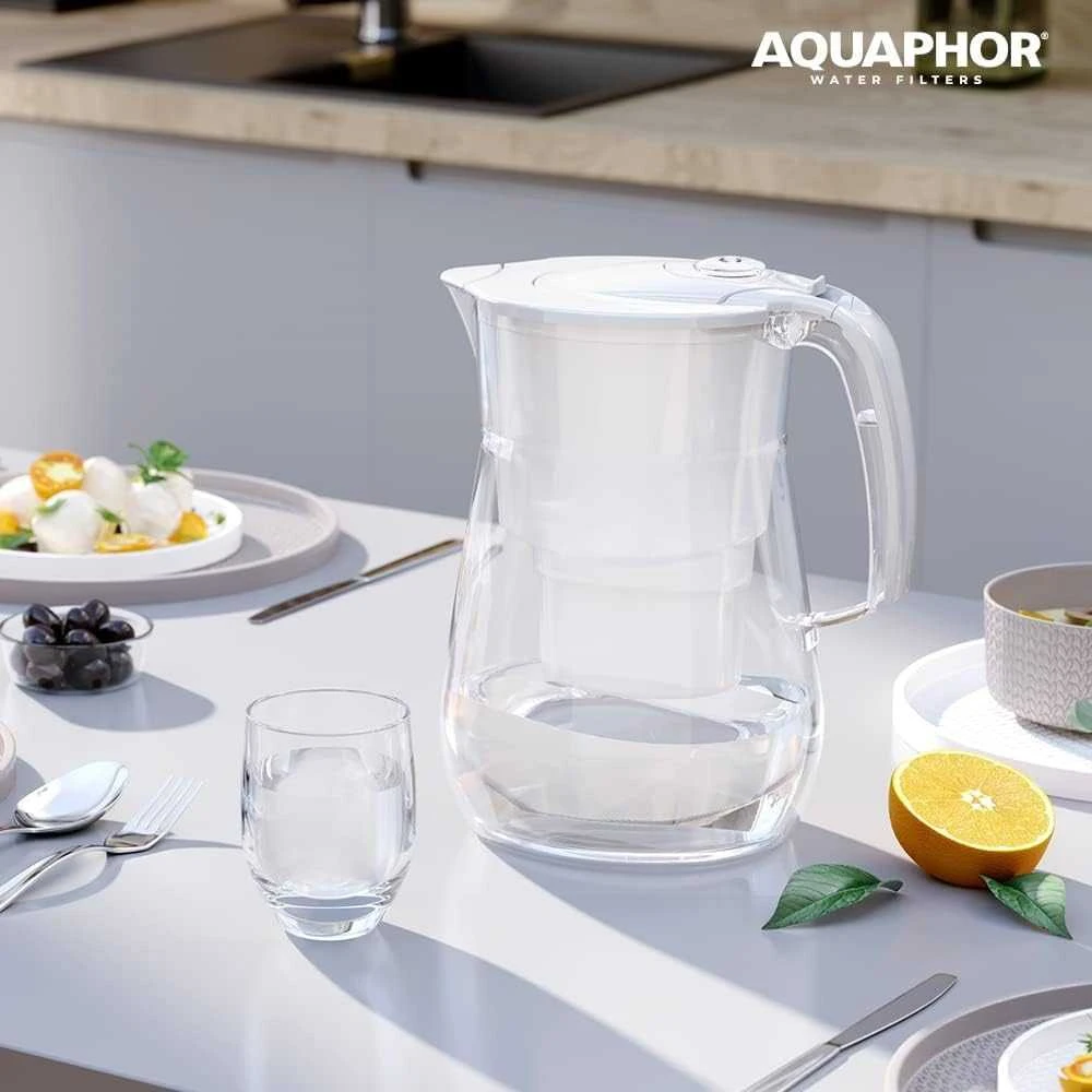 Aquaphor stalo vandens filtras 4,2 l, jonų mainų technologija, plastikinis, Onyx