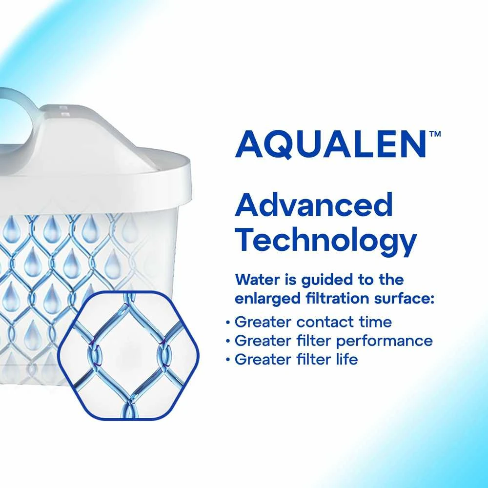 AQUAPHOR vandens filtras 4,2 l su MaxFOR+ kasete, stalo ąsotis, juodos spalvos, Onyx 212317