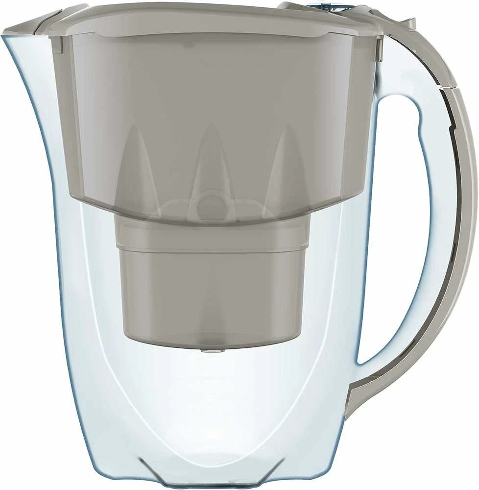 Aquaphor vandens filtravimo ąsotis 2,8 l, plastikinis, pilkas, jonų mainų sistema, 500598_IRL