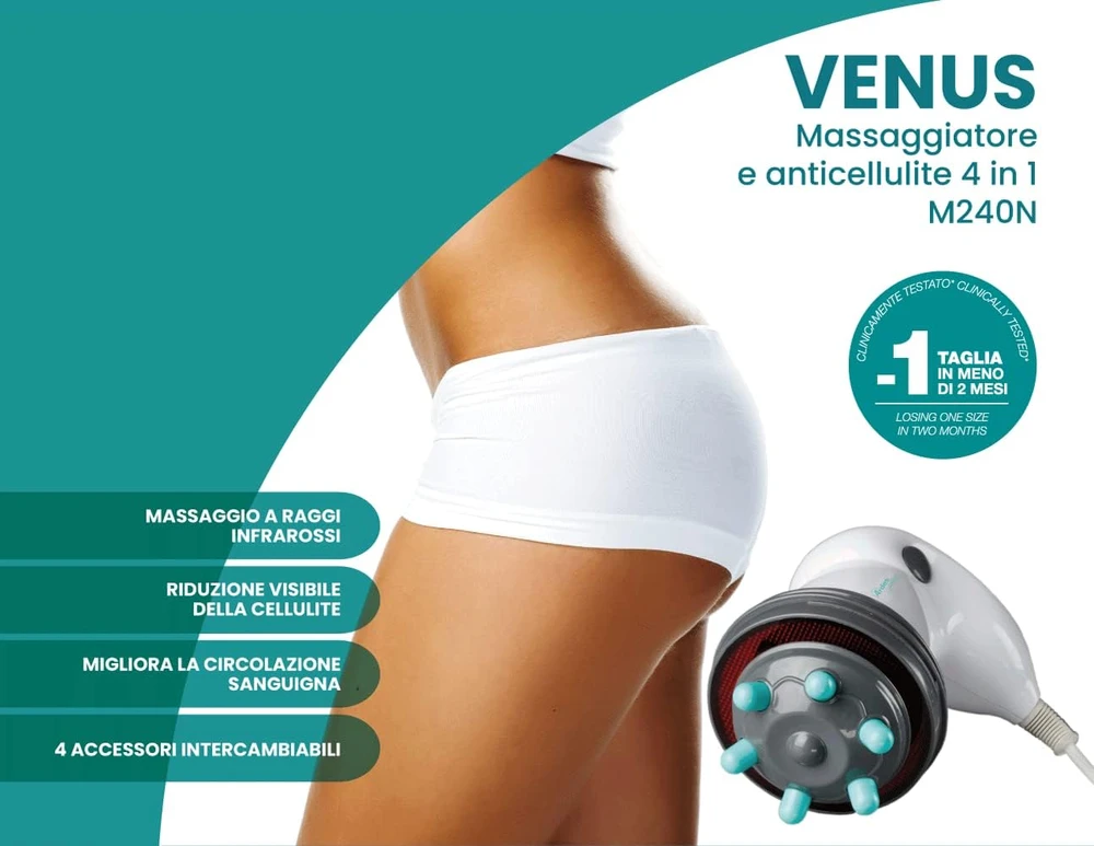 Medisana | Celiulito masažuoklis | AC 950 | Galios lygių skaičius 2 | Rožinė