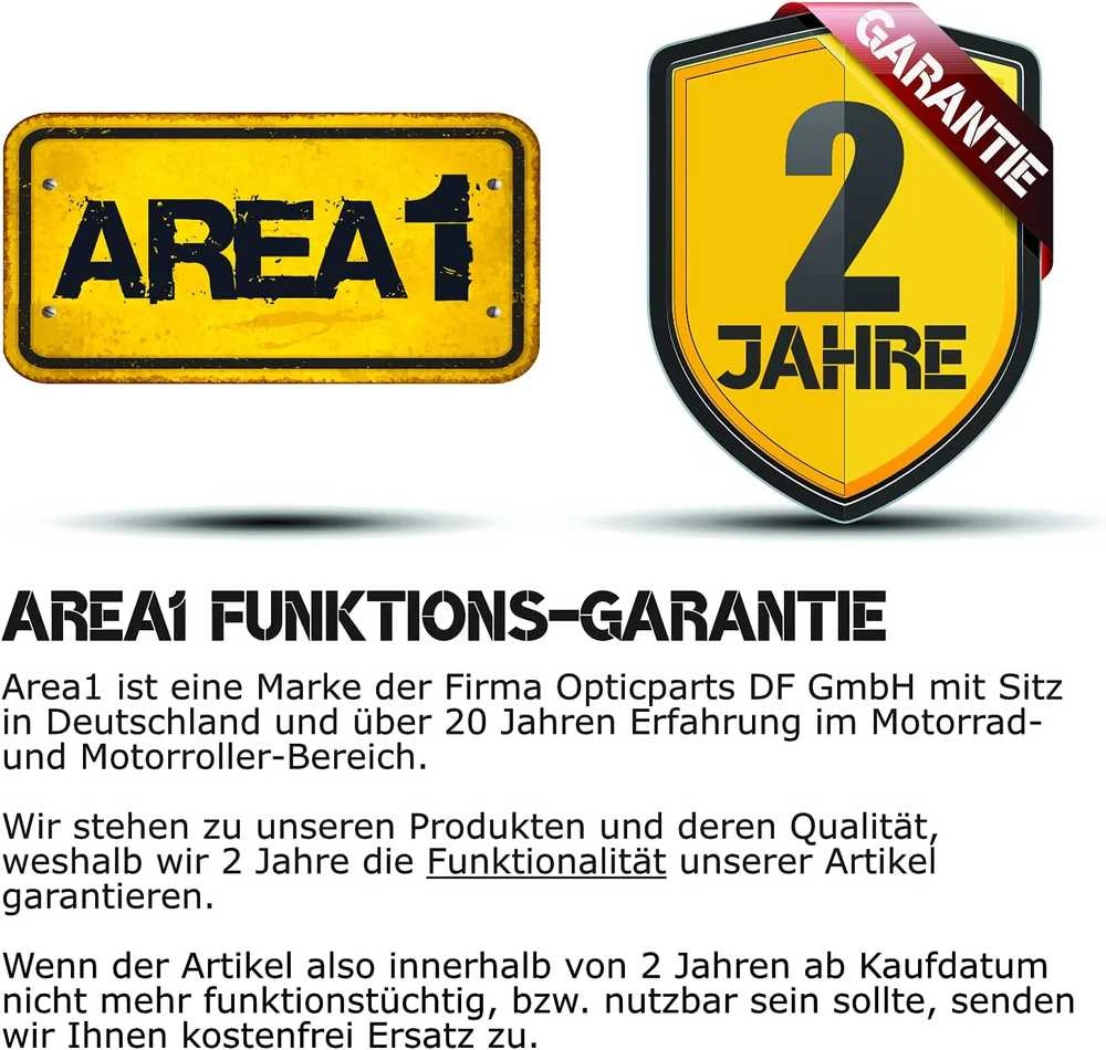 Area1 motociklo signalizacijos sistema Easy 2 Fit, 12 V, 2 radijo pulteliai, 125 dB, universali
