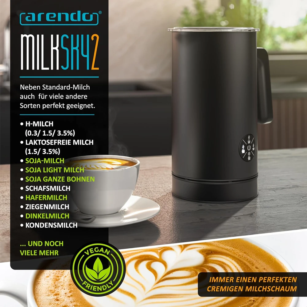 Arendo elektrinis pieno plakiklis 4 viename, 500 W, 150–300 ml, A306903x3